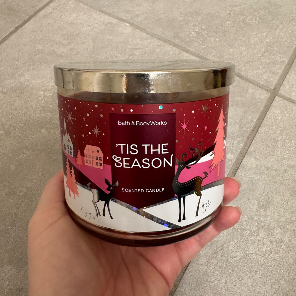 NWT Bath & Body Works 3 Wick Candle